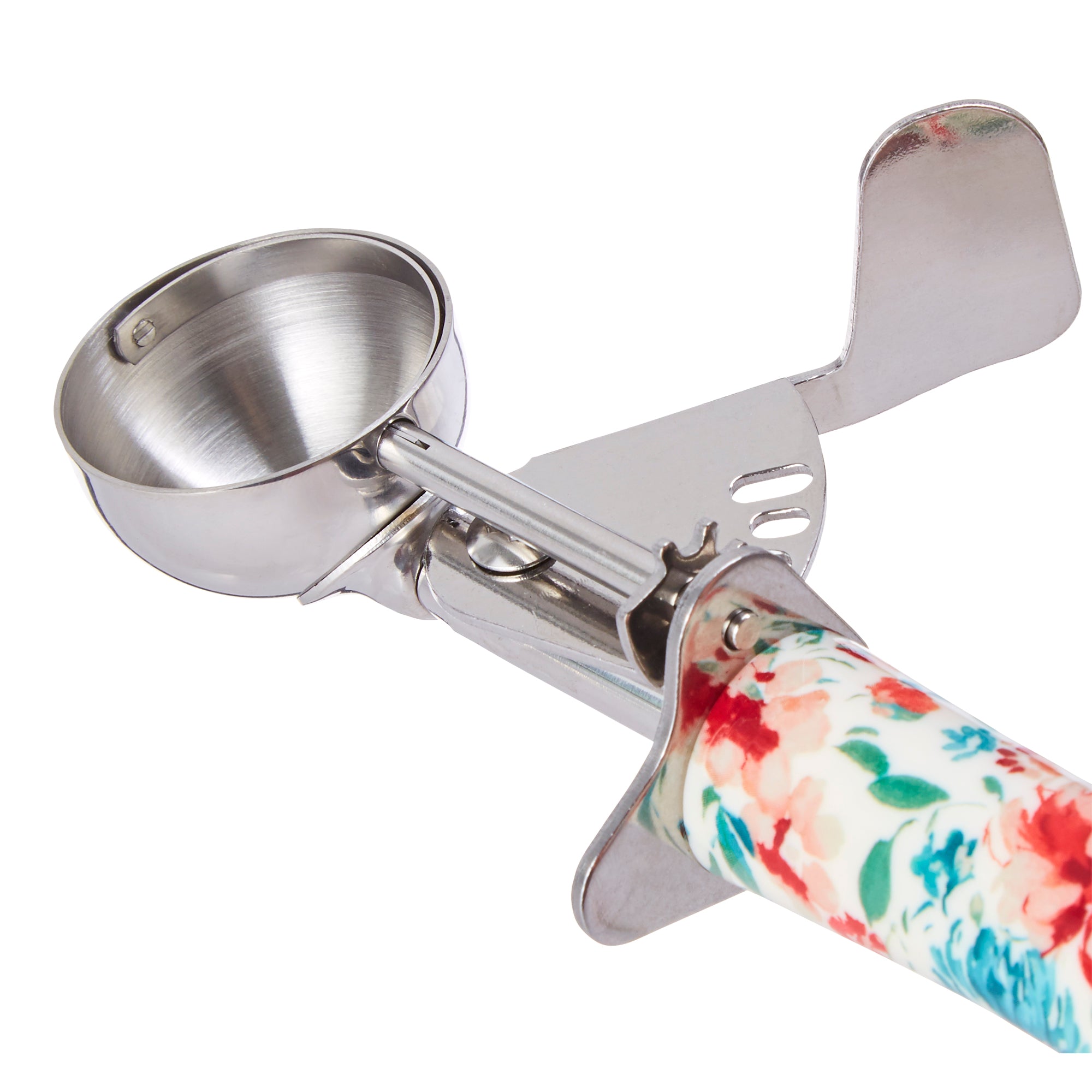 The Pioneer Woman 3-Piece Stainless Steel Flour, Cookie, and Ice Cream  Scoop Set, Floral
