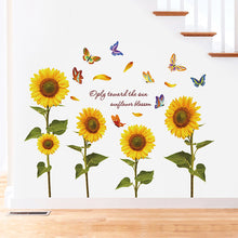 Load image into Gallery viewer, Removable Waterproof Flower Wall Decals

