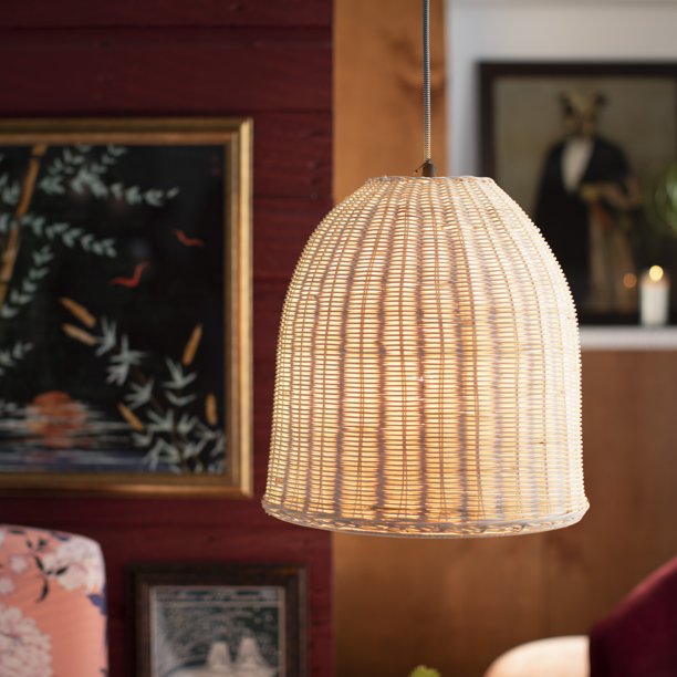 Rattan Pendant Light by Drew Barrymore Flower Home
