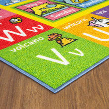Load image into Gallery viewer, Playtime Collection ABC, Seasons, Months and Days of the Week Educational Learning Area Rug Carpet For Kids and Children Bedrooms and Playroom (3&#39;3&quot; x 4&#39;7&quot;)
