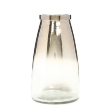 Load image into Gallery viewer, Ombre Silver Glass Vase
