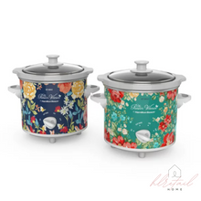 Load image into Gallery viewer, Fiona Floral and Vintage Floral 1.5-Quart Slow Cookers, Set of 2
