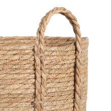 Load image into Gallery viewer, Mainstays Seagrass &amp; Paper Rope Baskets, Set of 2, 12&quot; and 10.25&quot;, Storage
