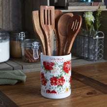 Load image into Gallery viewer, 6-piece Crock and Wooden Tool Set in Vintage Floral
