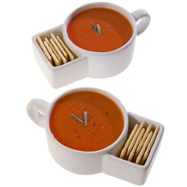 Soup & Cracker Mug Set