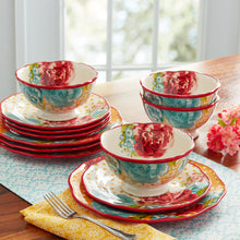 Load image into Gallery viewer, Blossom Jubilee 12-Piece Dinnerware Set
