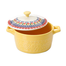 Load image into Gallery viewer, Floral 6.25-Inch Casserole with Lid
