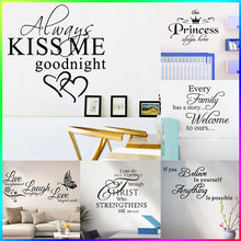 Load image into Gallery viewer, Letter Stickers, Art Decor Wall Stickers Murals for Living Room TV Background Living Bedroom Decoration
