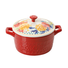 Load image into Gallery viewer, The Pioneer Woman Floral 6.25-Inch Casserole with Lid, Set of 4
