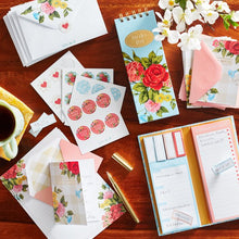 Load image into Gallery viewer, Sweet Rose 60-Piece Stationery Set
