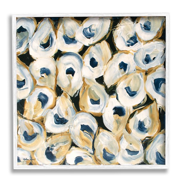 Industries Nautical Oyster Shells Coastal Ocean Sea Life , 17 x 12, Designed by Mellisa Lyons
