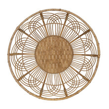 Load image into Gallery viewer, Boho Medium Bamboo Decorative Wall Basket
