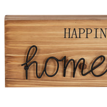 Load image into Gallery viewer, Happiness Is Homemade Wood Sign, Brown
