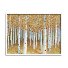 Load image into Gallery viewer, Industries Autumn Leaves Birch Tree Landscape Rustic Forest, 16 x 20, Design by James Wiens
