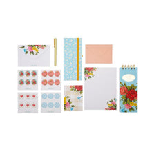 Load image into Gallery viewer, Sweet Rose 60-Piece Stationery Set
