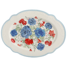 Load image into Gallery viewer, The Pioneer Woman Classic Charm 18-Inch Oval Platter
