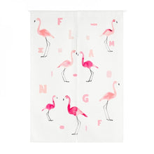 Load image into Gallery viewer, Nordic Style flamingo Kitchen/Door Curtains Curtains For Living Room Cafe Cotton Linen Half Open Door Valance Short Curtains
