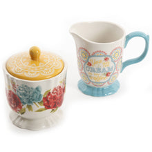 Load image into Gallery viewer, The Pioneer Woman Blossom Jubilee Creamer and Sugar Pot Set
