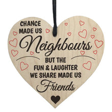 Load image into Gallery viewer, Wooden Hanging Gift Plaque Pendant Family Friendship Love Sign Wine Tags Decor
