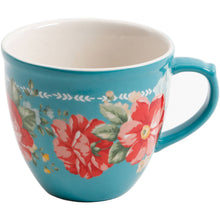 Load image into Gallery viewer, Vintage Floral 4-Piece Mug Set, 16 fl  oz
