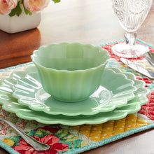Load image into Gallery viewer, Timeless Beauty 3-Piece Dinnerware Set, Jade
