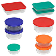 Load image into Gallery viewer, Simply Store, Glass Storage Container, Multi Color, 18 Piece
