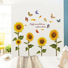Load image into Gallery viewer, Removable Waterproof Flower Wall Decals

