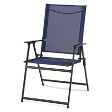 Load image into Gallery viewer, Greyson Square Set of 2 Outdoor Patio Steel Sling Folding Chair

