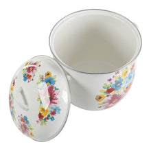 Load image into Gallery viewer, Breezy Blossom Enamel-on-Steel 12-Quart Stock Pot
