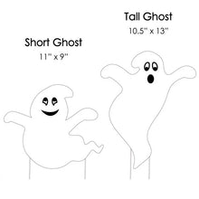 Load image into Gallery viewer, Spooky Ghost - Ghost Shape Lawn Decorations - Outdoor Halloween Yard Decorations - 10 Piece
