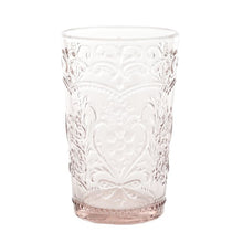 Load image into Gallery viewer, Amelia 15.22-Ounce Rose Glass Tumblers, Set of 4
