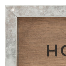 Load image into Gallery viewer, &quot;Home Sweet Home&quot; Rustic Wood and Metal Tabletop Sign, 12&quot;x4&quot;
