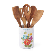 Load image into Gallery viewer, Utensil Crock, Blooming Bouquet, 6-Piece Set
