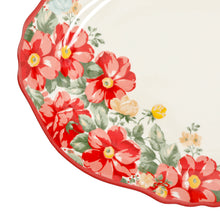 Load image into Gallery viewer, Vintage Floral 14.5-Inch Serving Platter
